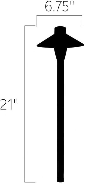 Kichler 12V Landscape Path Light, Textured Black