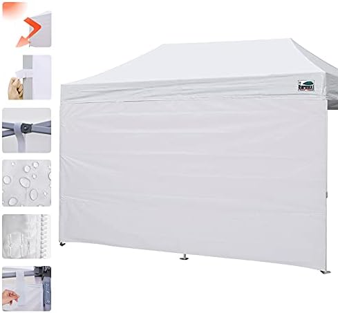 Eurmax USA 10x20 Pop Up Canopy SunWall-UV Protection for Tents,Blocks Sunligh...