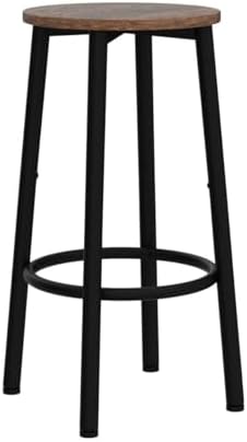 HOOBRO Bar Stools, Set of 2 Bar Chairs, Kitchen Round Height Stools with Foot...