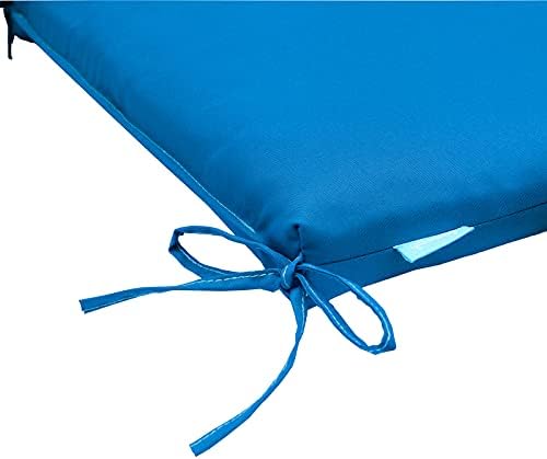 QILLOWAY Outdoor Indoor Seat Cushions, Square Foam Dining Chair Pads,All Weat...