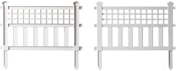 Gardenised Plastic Outdoor Decor Garden Flower Edger Fence, Border, Set of 4 ...
