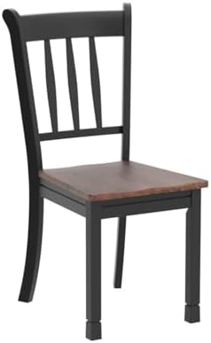 GIANTEX Wood Dining Chairs Set of 4, Armless Kitchen Chairs
