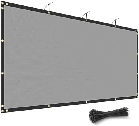 Privacy Fence Screen 6'x40' Outdoor Mesh Fencing Panels Temporary Fen...