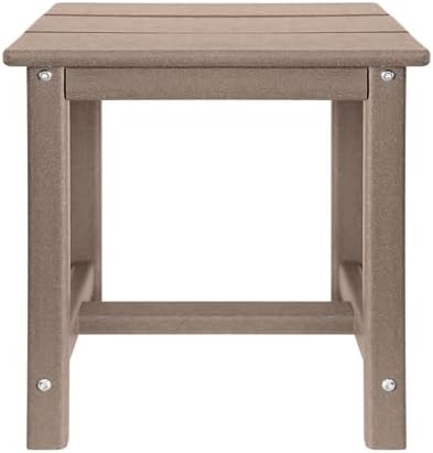 GARDENSTAR Adirondack Square Side Table,one-Tier Outdoor end Table, Patio Sid...