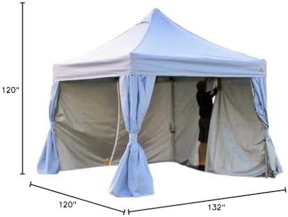 Undercover X2 10x10 Premium Commercial Canopy Tent, White