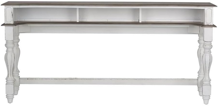 Liberty Furniture Industries Magnolia Manor Console Bar Table, W76 x D22 x H3...