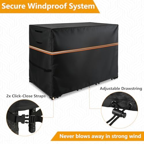 Outdoor Bar Covers,600D Heavy Duty,48"L x 30"W x 36"H,Black