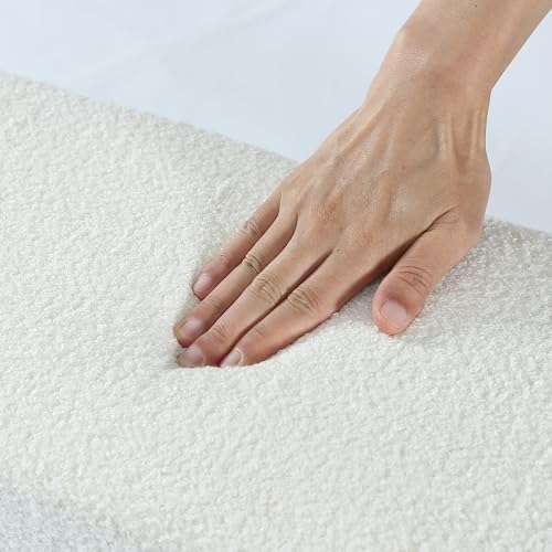LITTLE TREE Solid Wood Bench with Upholstered, 47.24" End of Bed Bench