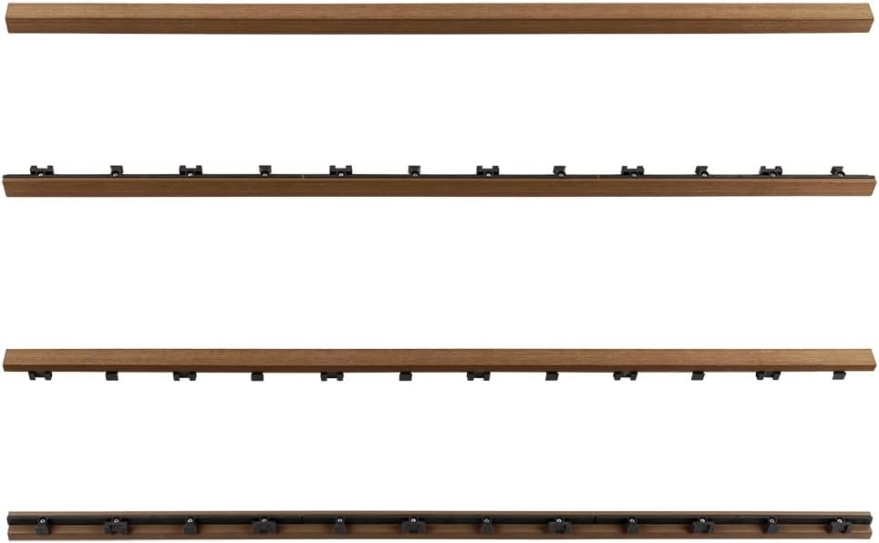 NewTechWood UltraShield Naturale 1 ft. x 3 ft. Quick Deck Outdoor Composite D...