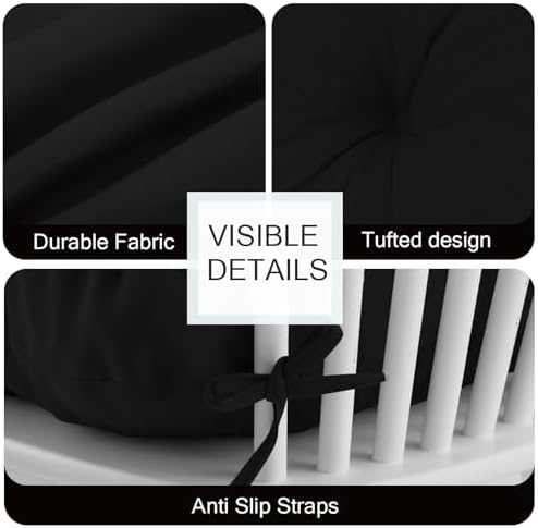 Outdoor Bench Cushion Waterproof, Tufted Bench Seat Cushion