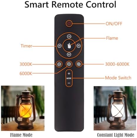 Marlrin USB Rechargeable Lanterns 2 Pack with Remote Control 4 Modes Lights
