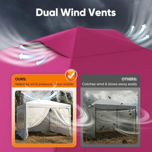 Quictent 10x10 Replacement Top Pop Up Canopy Tent Cover Roof
