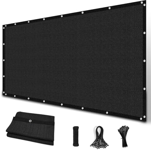 Amagenix Sun Shade Cloth Privacy Screen with Grommets 90% Sunblock Shade, Per...