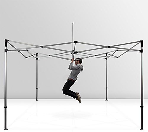 Vispronet 10x10 Pop Up Canopy Frame – 40lb Aluminum Tent Frame, Height Adjust...