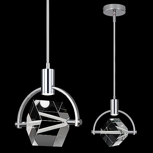 Pendant Ceiling Light Fixture for Kitchen Island, Modern Mini Integrated LED ...