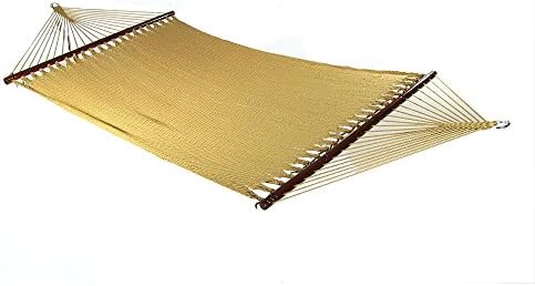 Sunnydaze 75" x 55" Bed, Heavy-Duty Double Rope Hammock for Outside...
