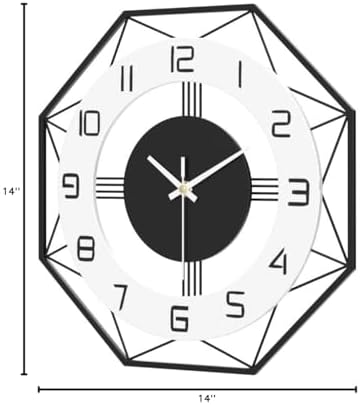 Large Wall Clocks for Living Room Decor Modern Silent Wall Clock for Home Hou...