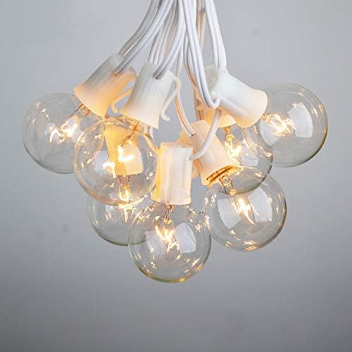 100Ft G40 Outdoor String Lights Patio Lights with 100 Edison Globe Bulbs, Con...