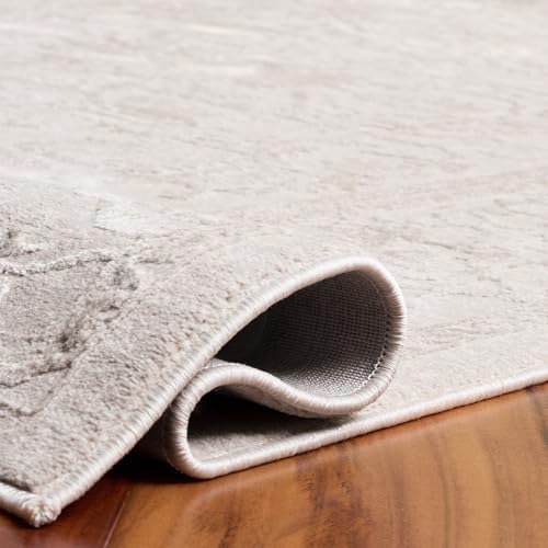 SAFAVIEH Area Rug 10' Square - Reflection Collection - Large - Cream &amp...