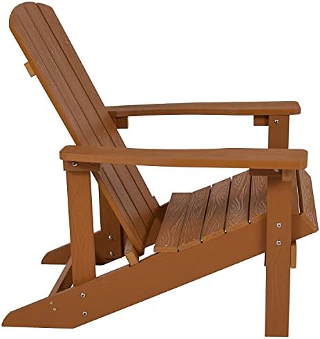 Flash Furniture Charlestown Commercial Grade Indoor/Outdoor Adirondack Chair,...