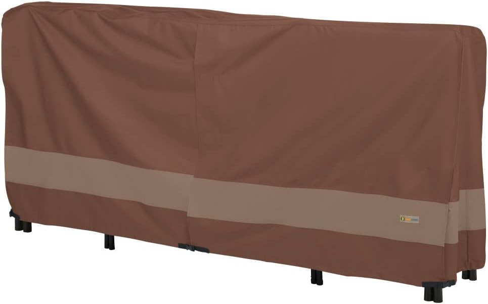 DUCKCOVERS Ultimate Waterproof 98 Inch Log Rack Cover, Outdoor Patio Cover