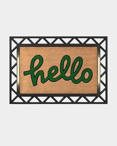 Anji Mountain BriteStep LED Doormat, 38x26.5in Pressure Activated Welcome Mat...