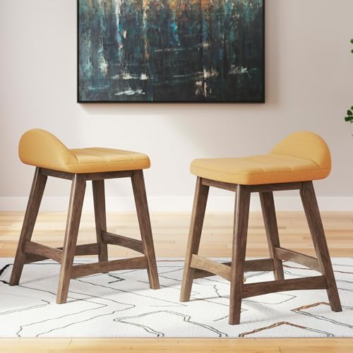Signature Design by Ashley Lyncott Contemporary 24.25' Seat Height Counte...