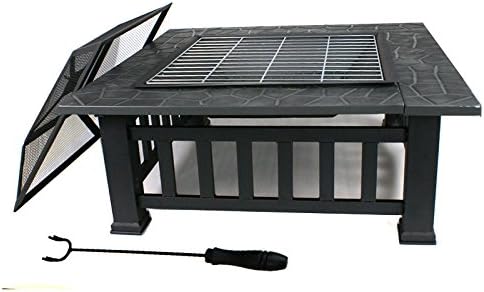 F2C Outdoor Heavy Steel Fire Pit Wood Burning Fireplace Patio Backyard Heater...