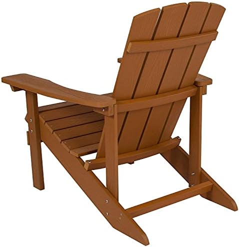 Flash Furniture Charlestown Commercial Grade Indoor/Outdoor Adirondack Chair,...