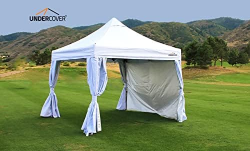 Undercover X2 10x10 Premium Commercial Canopy Tent, White