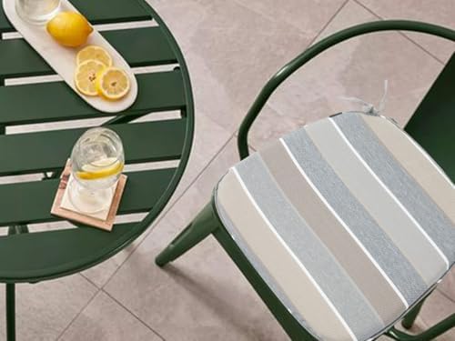 FUNHOME Outdoor Chair Cushions Set of 2,Patio Seat Cushion 17"x16"x...