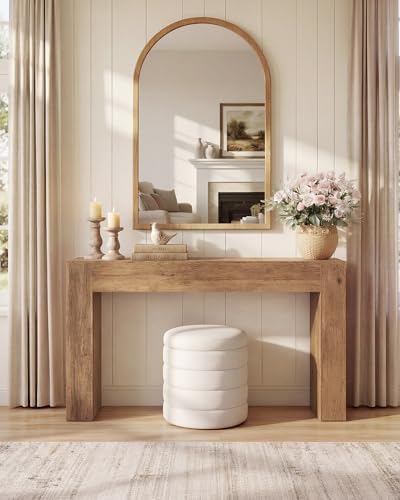 VASAGLE 63 Inches Entryway Table, Thick Tabletop Console Table, Farmhouse