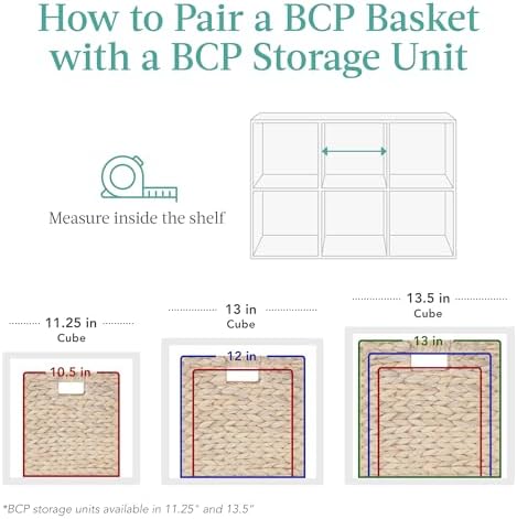 Best Choice Products 12x12in Hyacinth Baskets, Rustic Set Of 5 Multipurpose C...