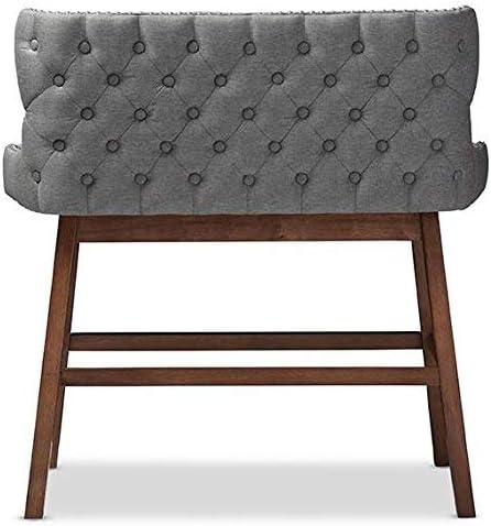 Baxton Studio Gradisca Modern and Contemporary Grey Fabric Button-tufted Upho...