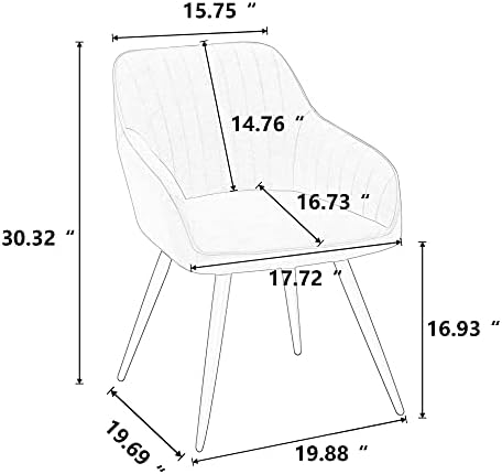 annjoe Faux Leather Accent Chair Arm Chairs Living Room Chairs Leisures Chair...