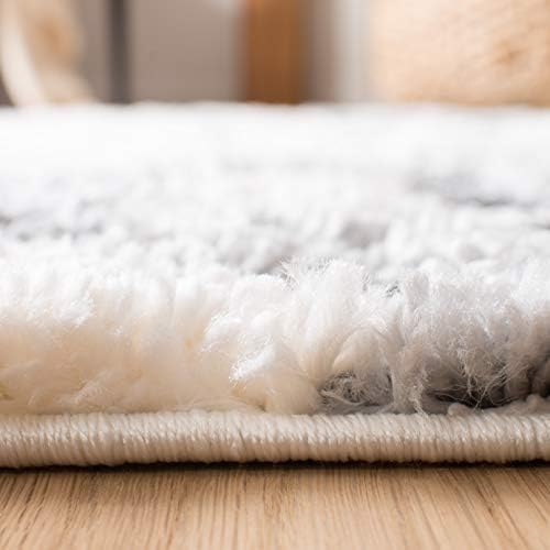 SAFAVIEH Area Rug 8x10 - Moroccan Tassel Shag Collection - Large - Ivory &amp...