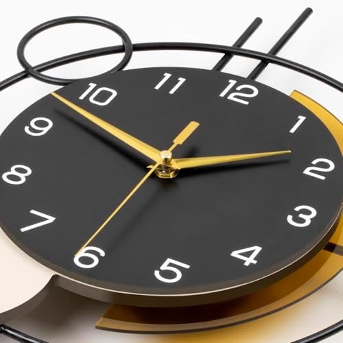 Wall Clock for Living Room Decor Modern Clock Pendulum Silent