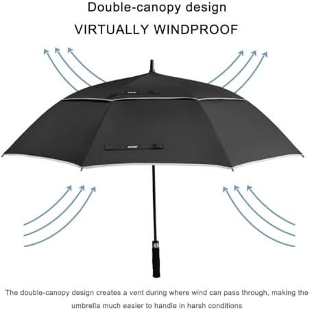 G4Free 47/54/62/68/72 Inch Golf Umbrella Windproof Auto Open Large Umbrella