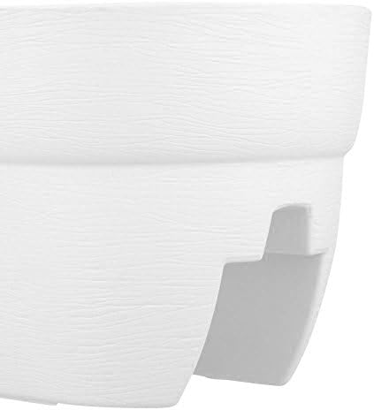 Bloomers Rail Picker Self-Watering Railing Planter Grow Box – 24" Weathe...