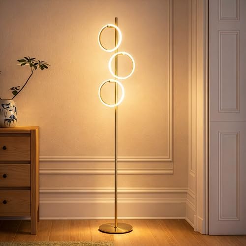 Brightech Saturn Floor Lamp, Great Living Room Decor, Tall Contemporary Stand...