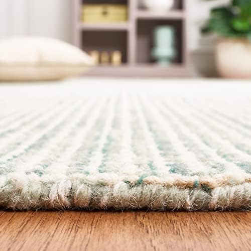 SAFAVIEH Abstract Collection Area Rug - 10' x 14', Green & Ivory,...