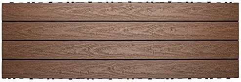 NewTechWood UltraShield Naturale 1 ft. x 3 ft. Quick Deck Outdoor Composite D...