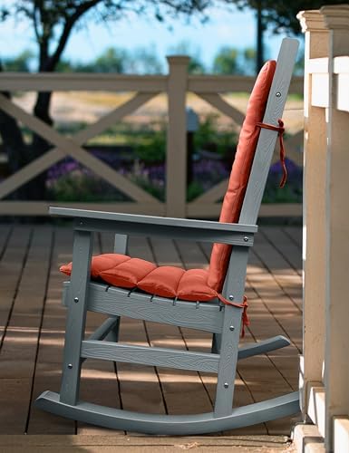 YEFU Adirondack Chair Cushion, 19.7x18.9 Cushions Set of 4, Burnt Orange