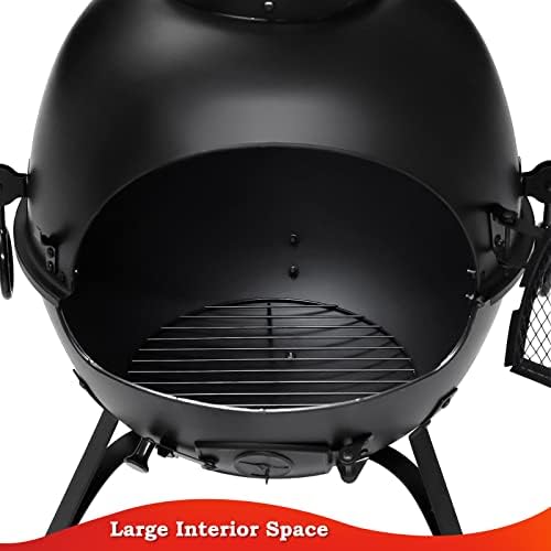 SINGLYFIRE Prairie Fire Outdoor Chiminea Fireplace Deck or Patio Backyard Woo...