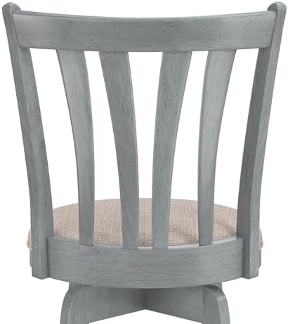 Hillsdale Furniture Savana Wood Bar Height Stool, 30" high, Blue Wire Brush