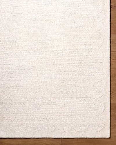 Hauteloom Kazuto Wool Living Room, Bedroom Area Rug - Border Textured - Conte...