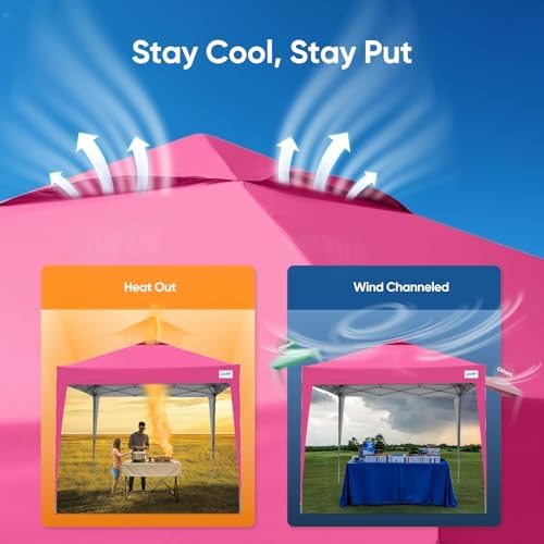 Quictent 10x10 Pop Up Canopy Tent Without Sidewal
