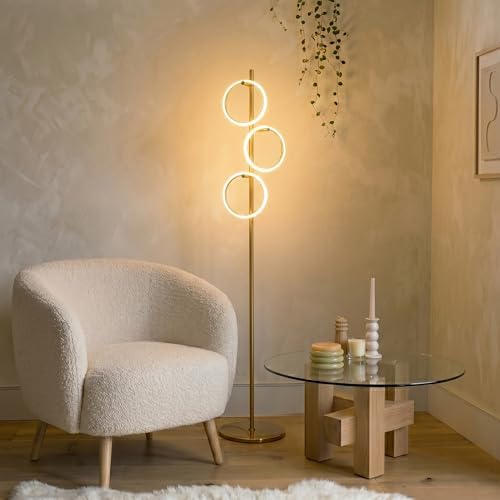 Brightech Saturn Floor Lamp, Great Living Room Decor, Tall Contemporary Stand...