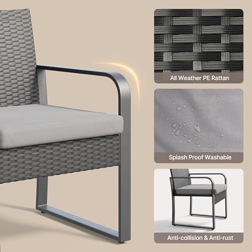 Gizoon 3 Piece Patio Furniture Set