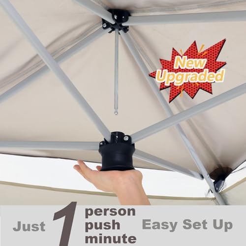 COBIZI 12x12 Pop Up Gazebos On Clearance - Upgrade Easy Up Metal Outdoor Gaze...